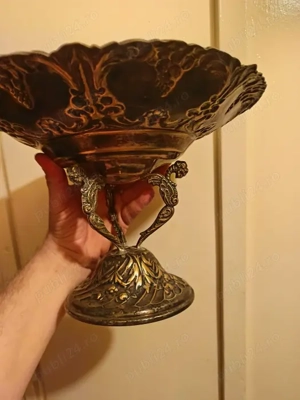 Fructiera art deco argintst