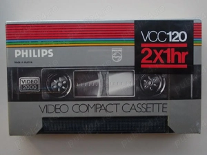Caseta PHILIPS video 2000 vcc 120 si vcc 480 originala ,tape sigilata - imagine 3
