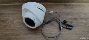Cameră video Hikvision cu zoom motorizat 