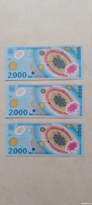 Bancnote Eclipsa NECIRCULATE serie consecutivă 
