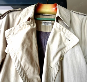 Pardesiu Steilmann, bărbătesc, culoare crem, cu căptușeală