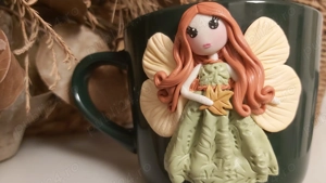 Cadou pentru fetite, sotie iubita, cana zana handmade