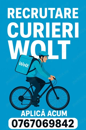 Angajam curieri Wolt