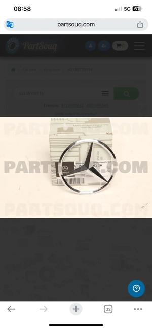 Emblema Mercedes-Benz E-Class