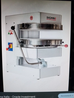 Presa marca Sigma pentru intins blat pizza 300 - 320 mm