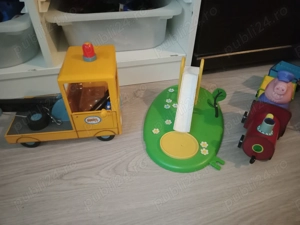 Lot jucarii Peppa pig  raccheta tren masina bus  - imagine 2