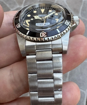 Seiko Mod Comex Vintage Submariner 40 mm mecanism japonez Seiko nh35 - imagine 2