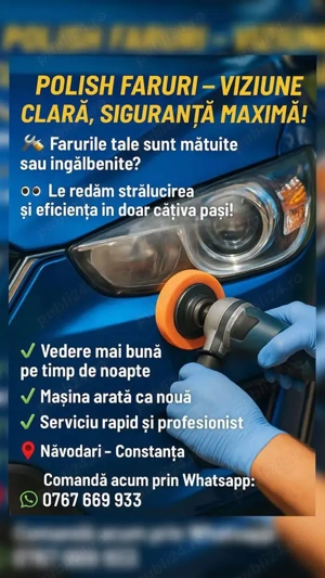 Polish Faruri   Recondiționare Rapidă în Năvodari   Constanța  