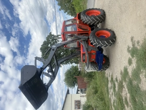 Vând sau schimb tractor Same Leopard 85 cu încărcător frontal 