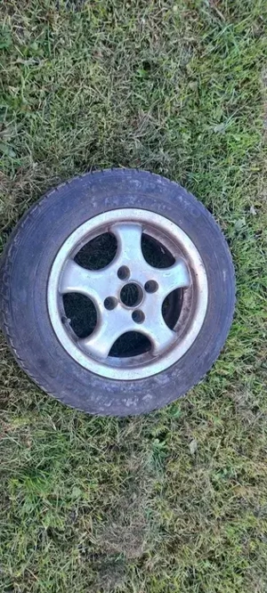 4 Jante ALUMINIU +ANVELOPE 185/65 R14 (Ford Focus) - imagine 3