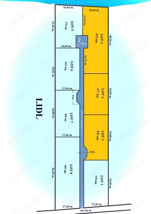 Snagov - Ghermanesti - langa LIDL, 2.004 mp. teren intravilan, ideal dezvoltare imobiliara