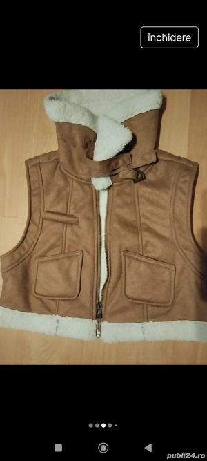 Vestă îmblănită pt copii