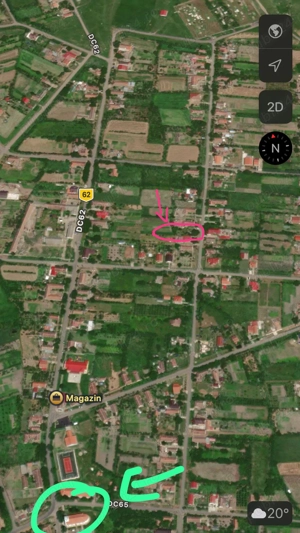 Teren intravilan 1493 mp Ianova