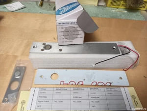 Bolt lock,inchidere electronagnet 12V si led YB-100+LED - imagine 2