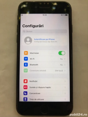 iPhone 7 negru in cutia originala - imagine 4