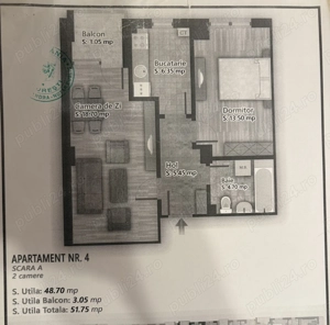 Apartament 2 camere Gura Siriului 11-15 - imagine 6