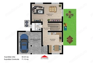 Casa individuala 4 camere 3 bai garaj Cartier Izvor Tarlungeni Brasov - imagine 9