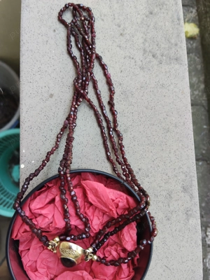 Colier aur cu argint biedermeier  - imagine 5