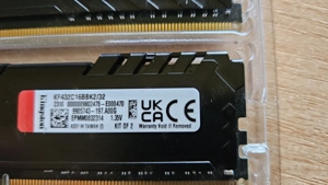 RAM Kingston FURY Beast, 32GB DDR4, 3200MHz