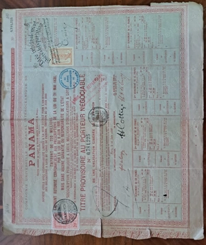 Certificat Canalul Panama