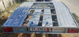 Platforma auto Temared 2.700 kg ca noua din 27.11.2023. Adusa din Germania, nefolosita in Romania.  - imagine 2
