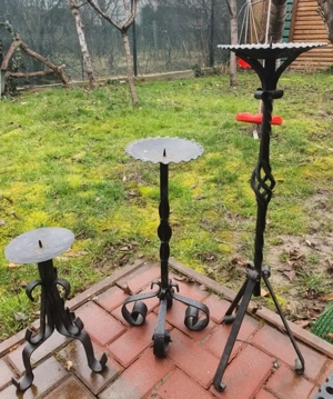 Suport lumanare din fier forjat