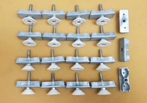 Picior Reglabil cu Talpa incastrabila pt Nivelare Mobila Raft Schela