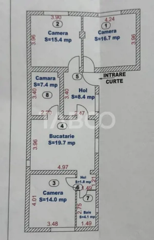 Casa singur in curte cu 4 camere pivnita teren 234 mp Terezian Sibiu - imagine 7 Casa singur in curte cu 4 camere pivnita teren 234 mp Terezian Sibiu - imagine 7