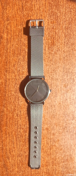 Ceas Negru Quartz Elegant Bărbați 