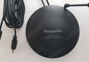 Casti stereo vechi Panasonic cu emisie receptie radio de colectie - imagine 3