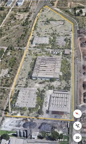 Teren industrial 130000 mp cu hale mari finisate nefinisate beton armat - imagine 3