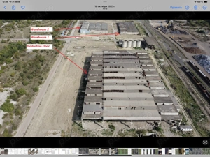 Teren industrial 130000 mp cu hale mari finisate nefinisate beton armat - imagine 2