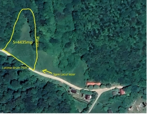 Teren cabana Valea Ighielului