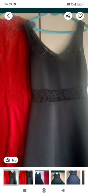Rochie nouă partial dantelată( evidentiază talia )
