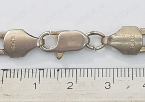 Colier Barbatesc - Lant Cuban - Hip-Hop - Bling - Latime 7mm - imagine 2
