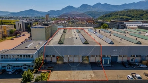 2 tronsoane hala |2 poduri rulante 10/18 T, Parcare, Productie\depozit