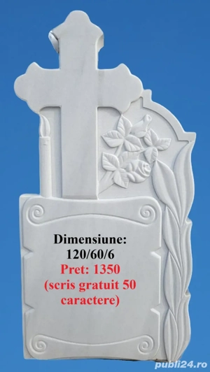 Cruci Marmura Granit Mozaic Gravare GRATUITA - imagine 5