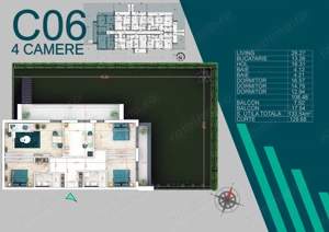 Apartament  4 camere cu Gradina Proprie - Pallady