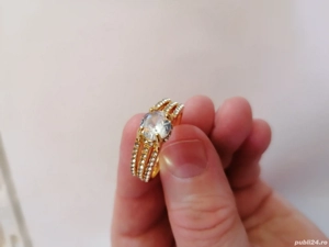 Inel de logodna elegant cu zirconiu - imagine 3