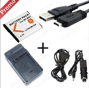 Cumpăr încarcator cablu de date compatibil ap. foto Sony CyberShot DSC-W350.