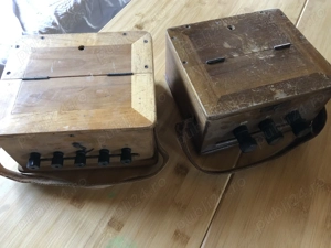 Aparate de masura vintage ampermetru si voltmetru - imagine 3