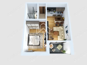 APARTAMENT 1 CAMERA, 40MP, ZONA LIDL CETATE ALBA IULIA - imagine 7