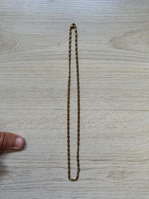 Lantisor suflat cu aur 12K, 48cm lungime - imagine 4