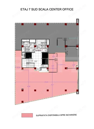 Spațiu birouri, 400 mp, Scala Center
