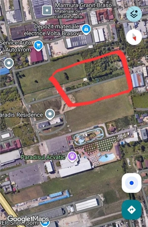 Teren cu autorizatie de constructie zona   Paradisul Acvatic comision 0 - imagine 2