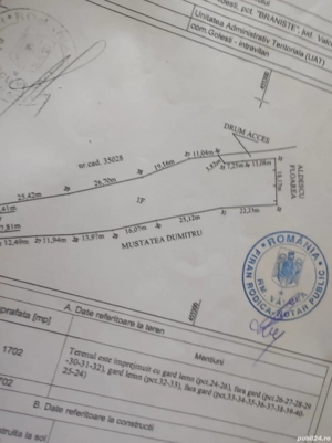 Teren intravilan de Vânzare la 7 km de Rm Vâlcea