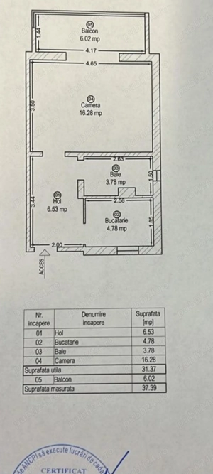 Apartament 1 camera  Bucovina de vânzare  - imagine 10