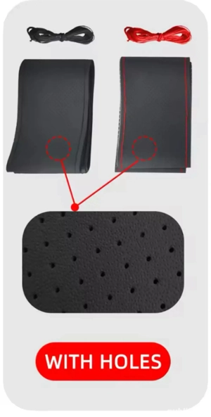 Husa pentru volan din piele - imagine 5