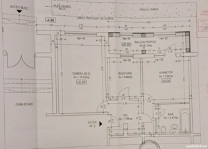 Ocazie!!! apartament 2camere dec.79800    - imagine 4