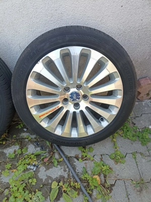 Jante Originale de Ford Titanium pe 17 5x108 Anvelope Dot 0325 - imagine 2